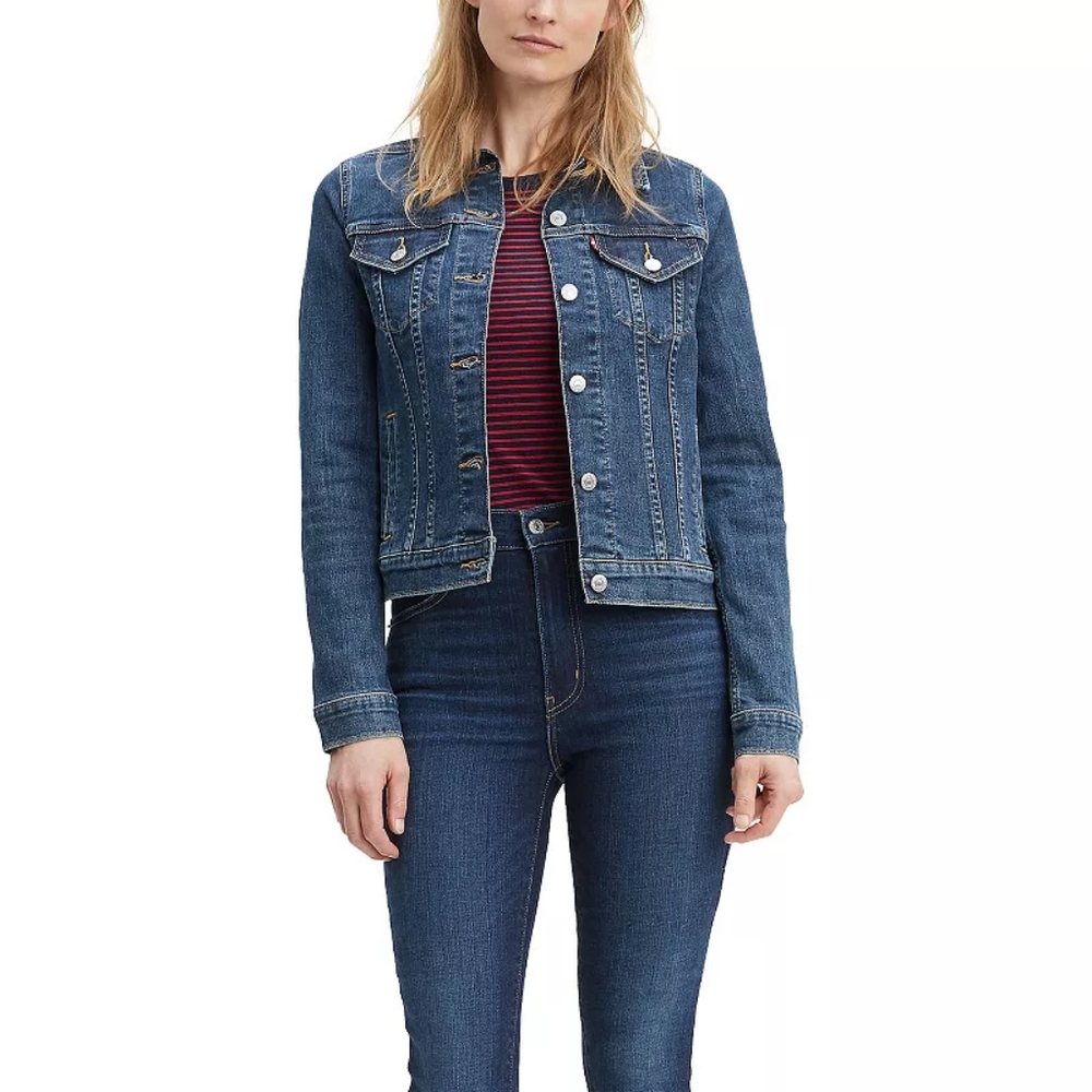 Signature by Levi Strauss High Rise Dark Blue Jeans